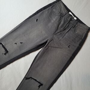 Hidden Jeans Women's Size 25 NWT Tracey High Rise Straight Jean Gray Black